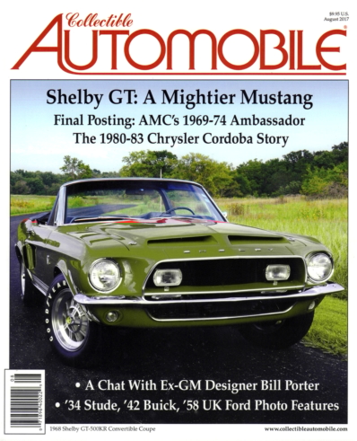 Collectible Automobile August 01, 2017 Issue Cover