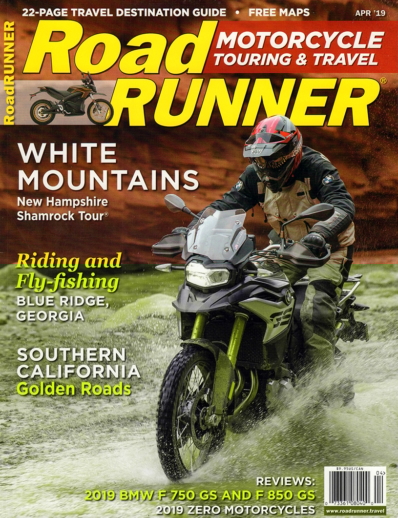 Road RUNNER Motorcycle & Touring April 01, 2019 Issue Cover