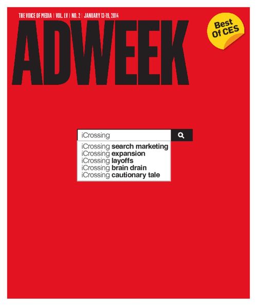 Adweek January 13, 2014 Issue Cover