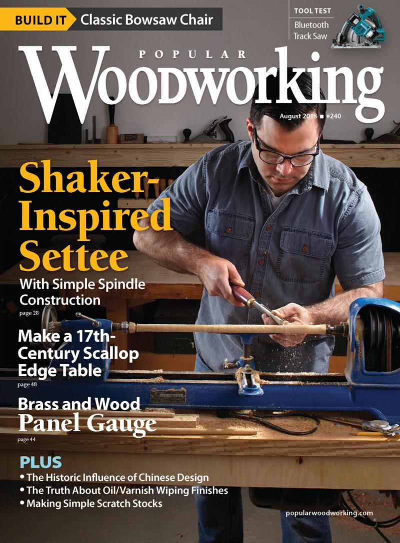 Popular-Woodworking August 01, 2018 Issue Cover
