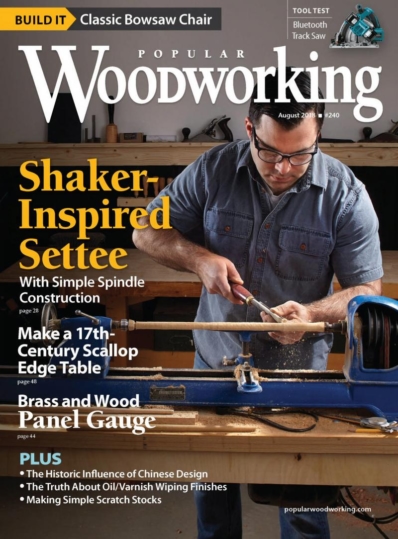 Popular Woodworking August 01, 2018 Issue Cover