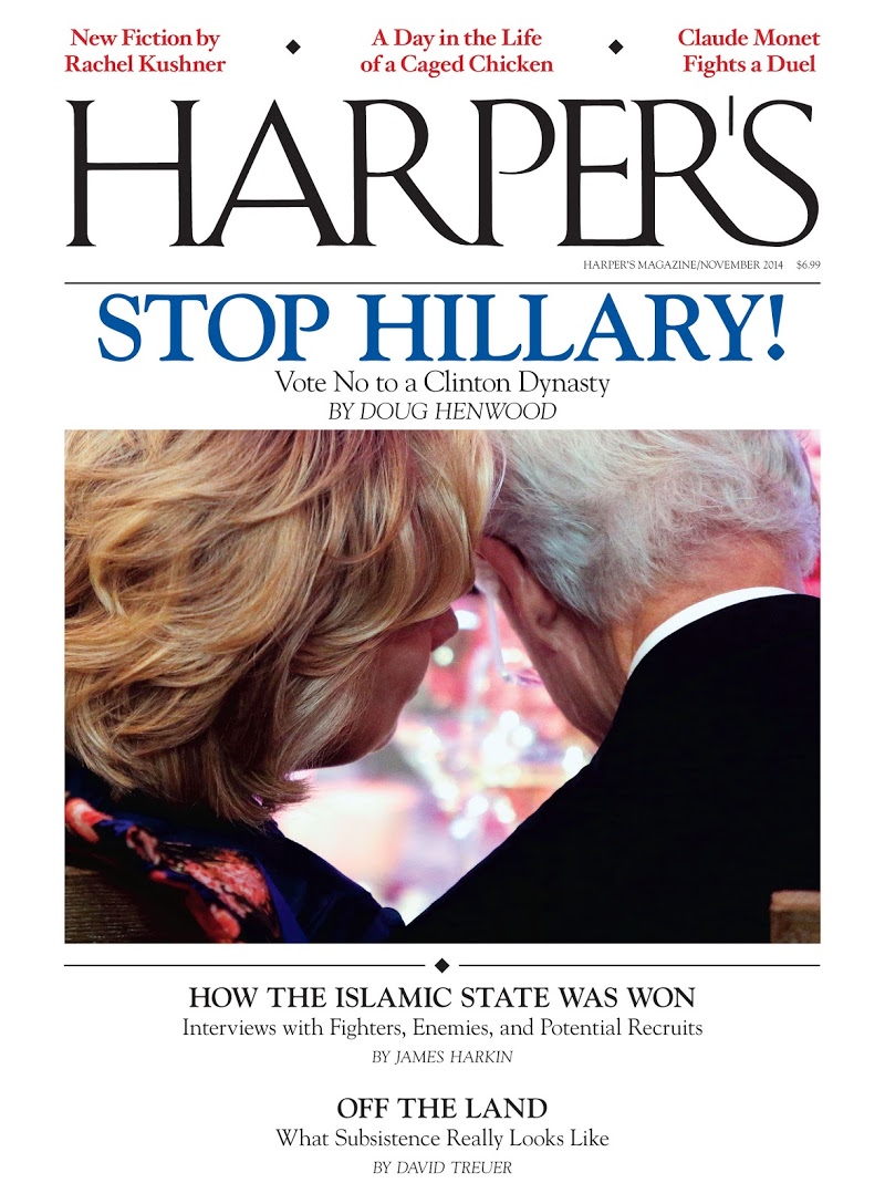Harpers November 01, 2014 Issue Cover