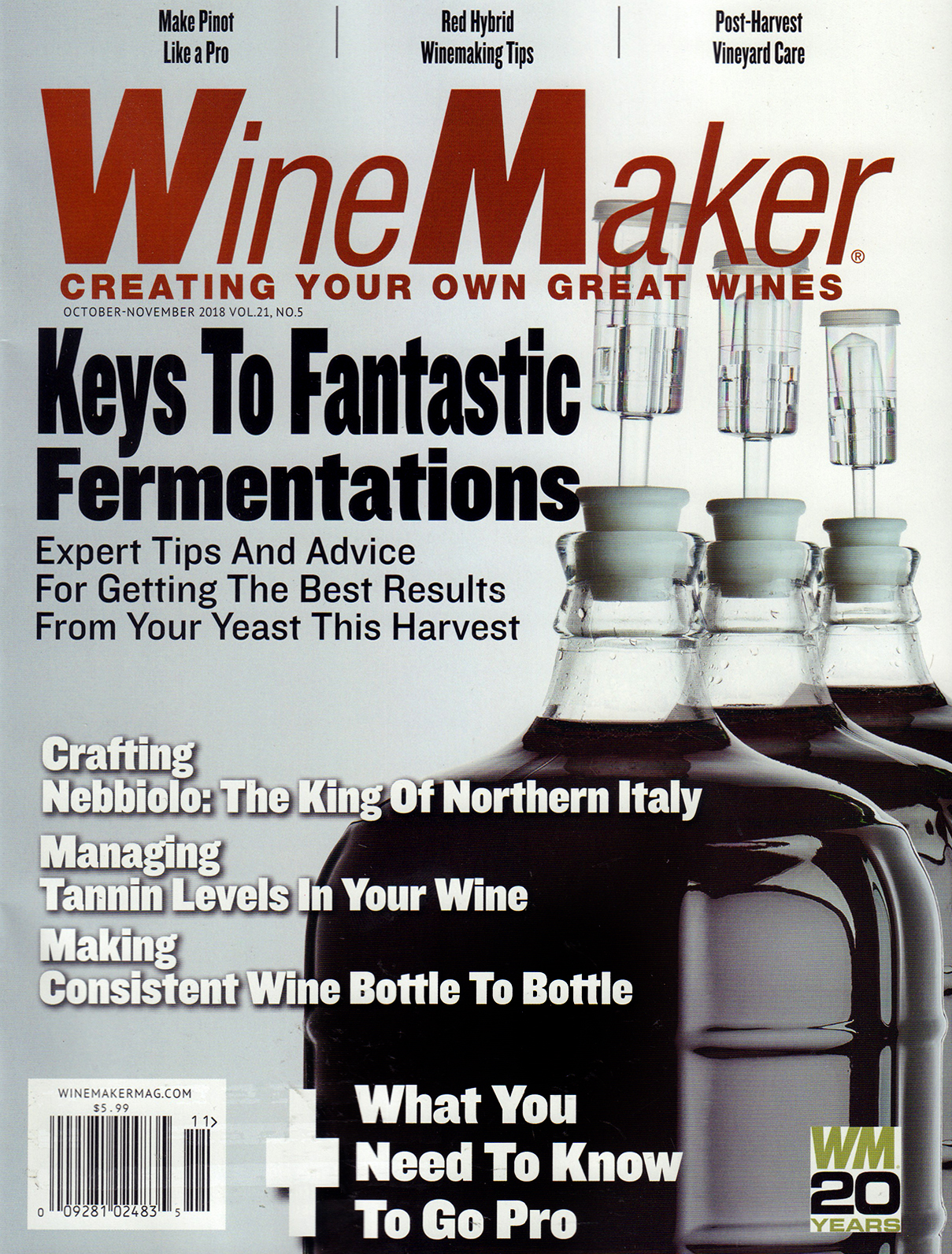 winemaker October 01, 2018 Issue Cover