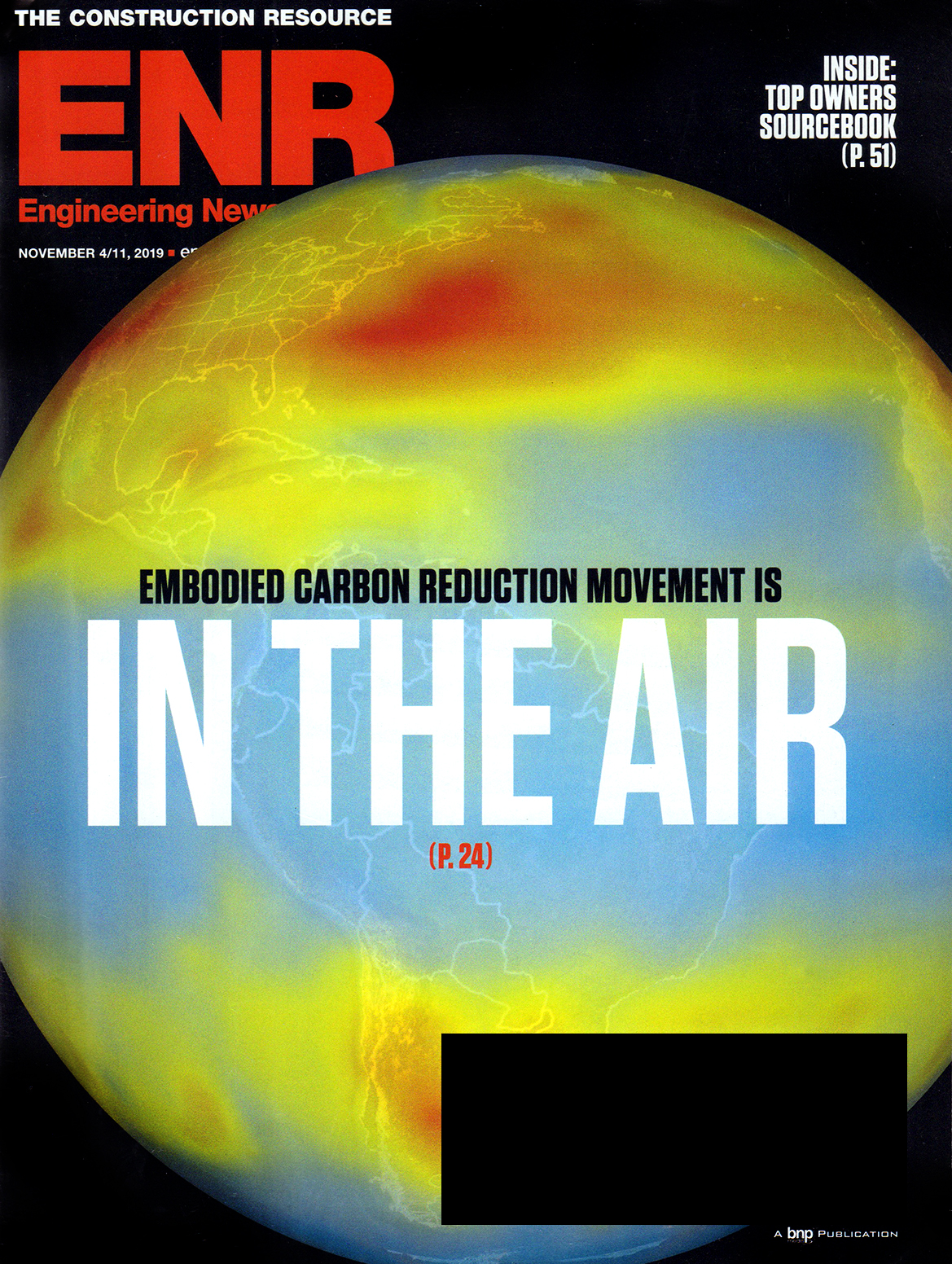 Engineering-News-Record November 04, 2019 Issue Cover