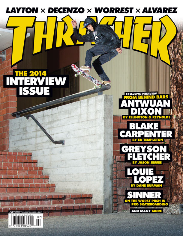 Thrasher July 01, 2014 Issue Cover