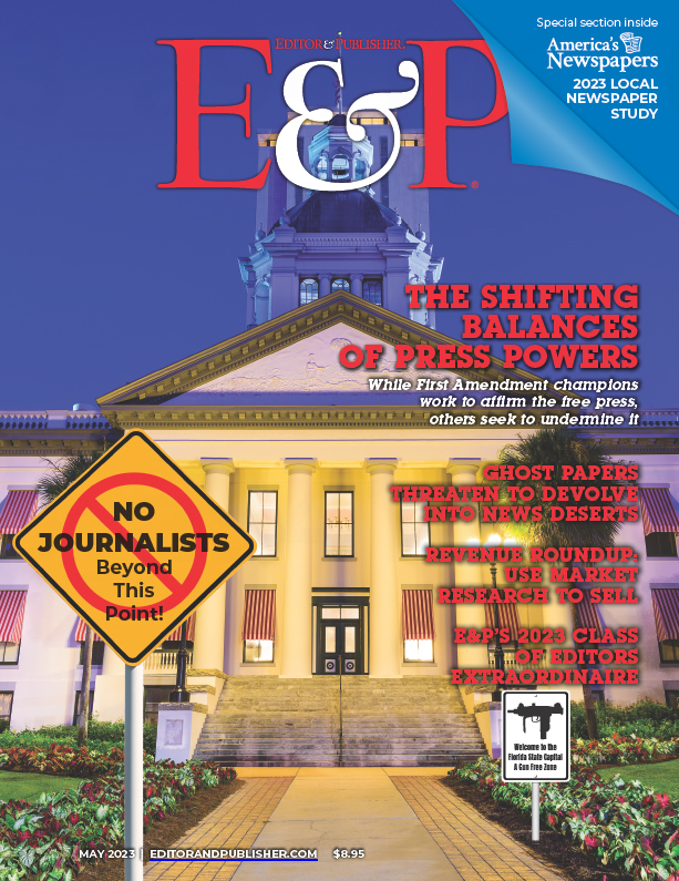 Editor-and-Publisher May 01, 2023 Issue Cover
