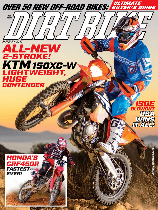 Dirt-Bike January 01, 2017 Issue Cover