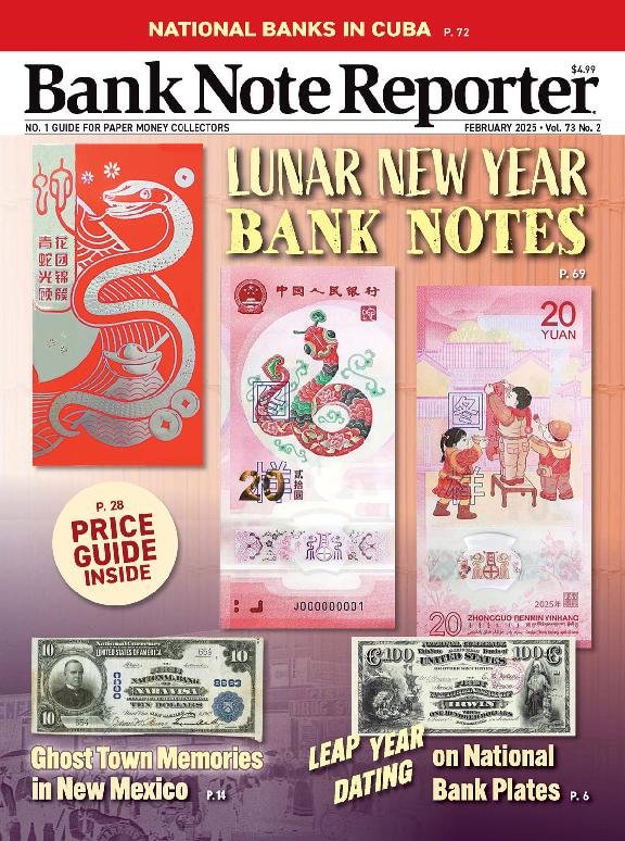 Bank-Note-Reporter February 01, 2025 Issue Cover