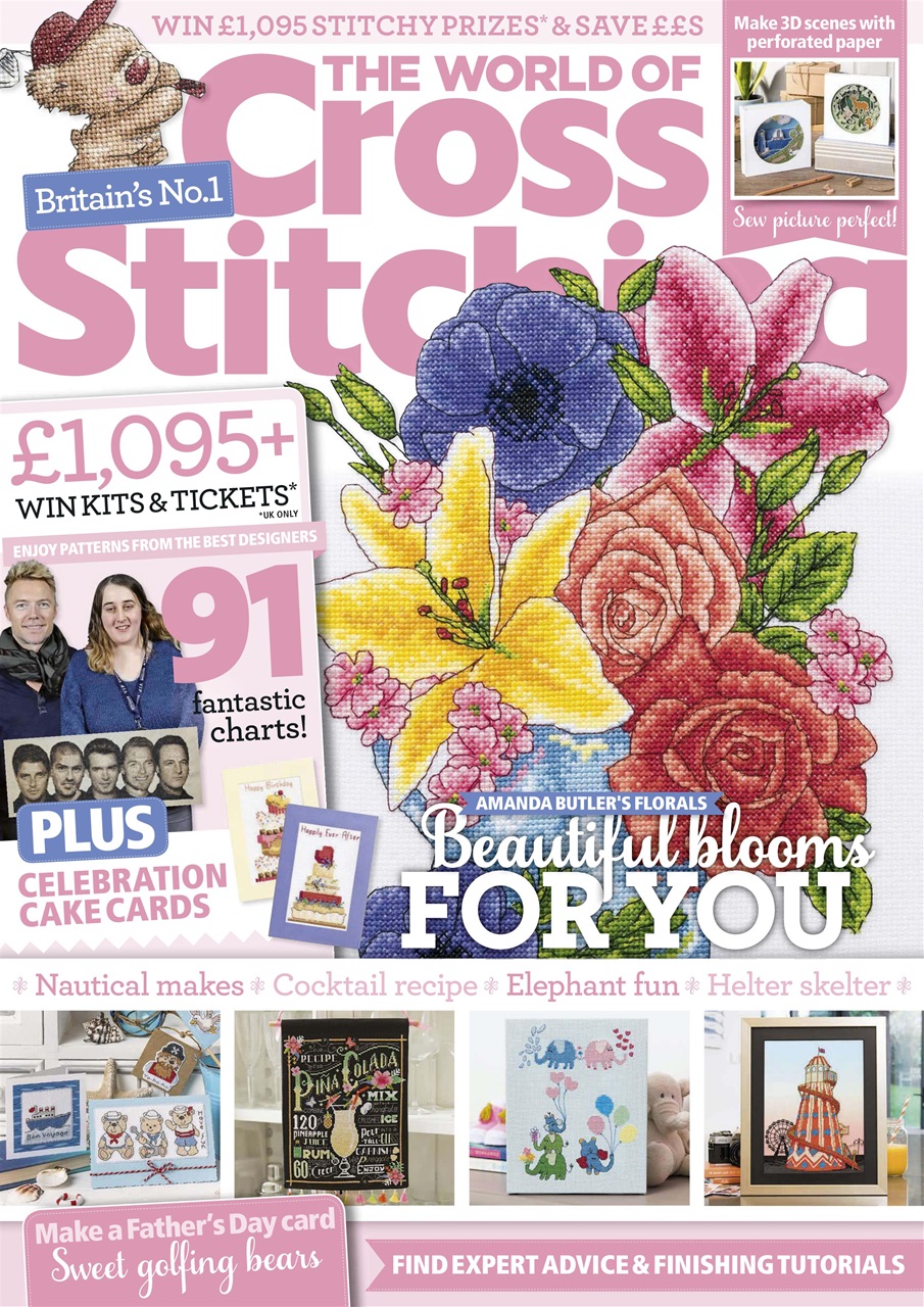 The-World-of-Cross-Stitching June 01, 2019 Issue Cover