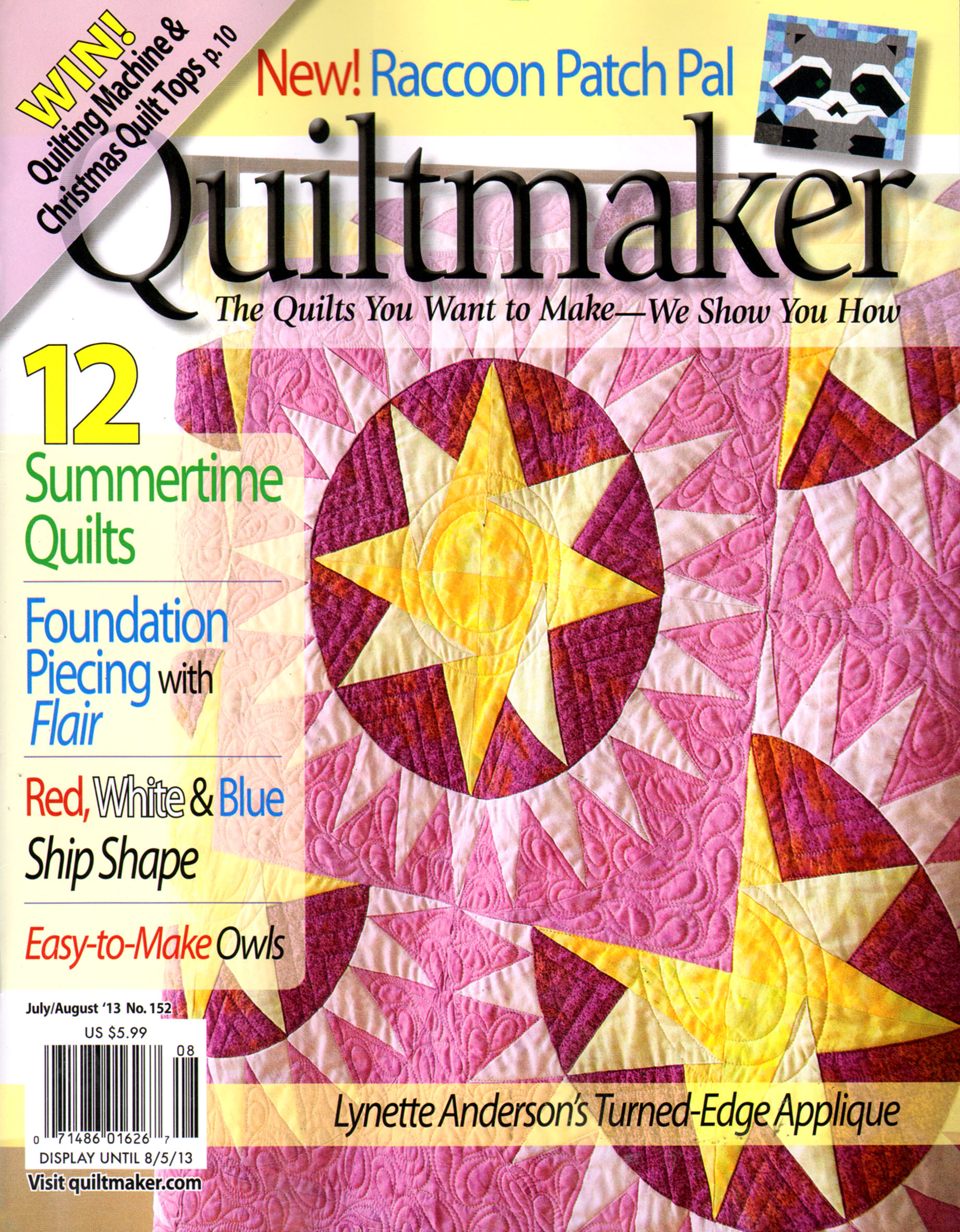 Quiltmaker July 01, 2013 Issue Cover