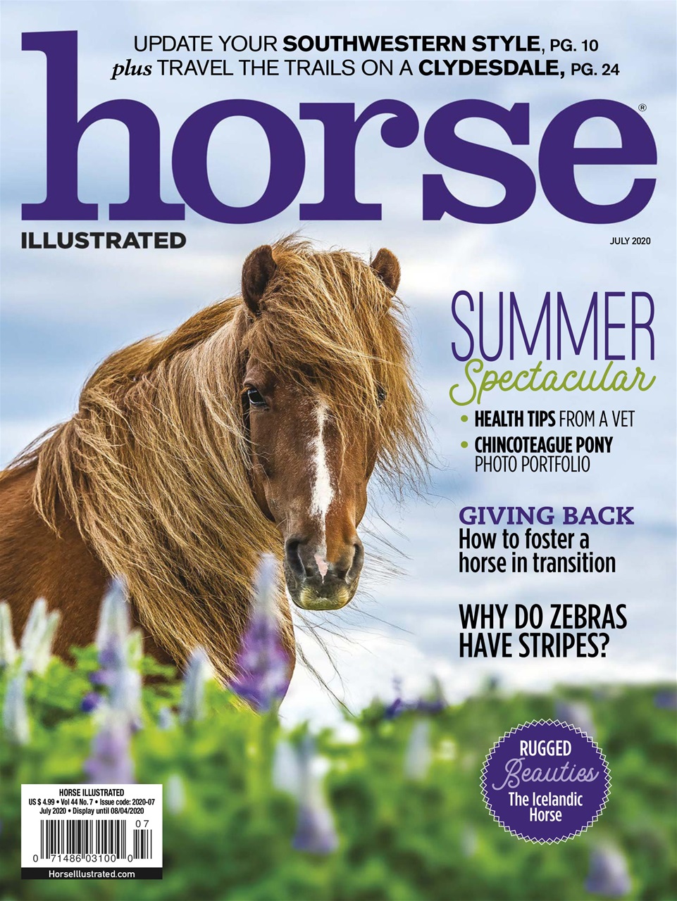 Horse-Illustrated July 01, 2020 Issue Cover