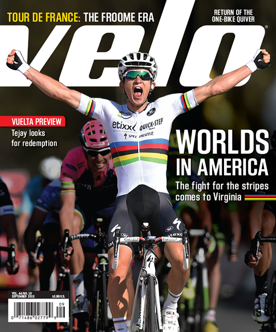 VeloNews September 01, 2015 Issue Cover