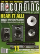 Recording-Magazine March 01, 2015 Issue Cover