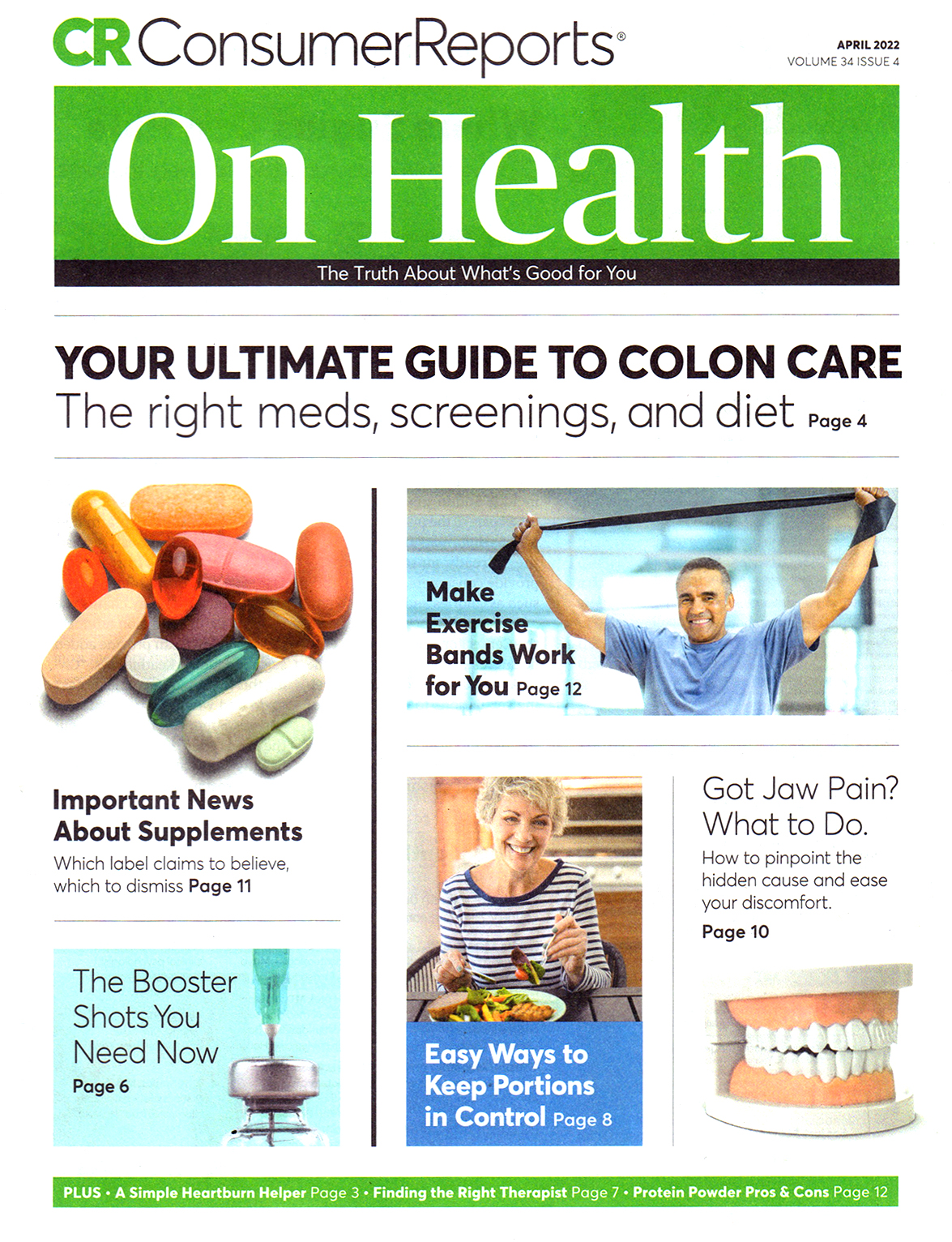 Consumer-Reports-On-Health April 01, 2022 Issue Cover