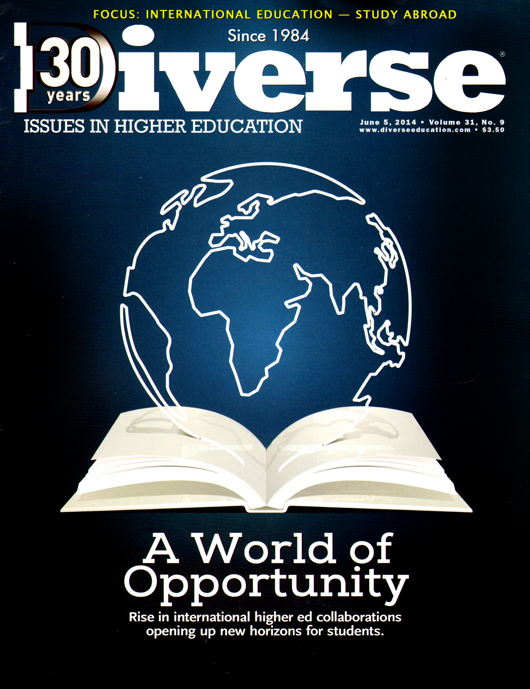 Diverse-Issues-In-Higher-Education June 05, 2014 Issue Cover