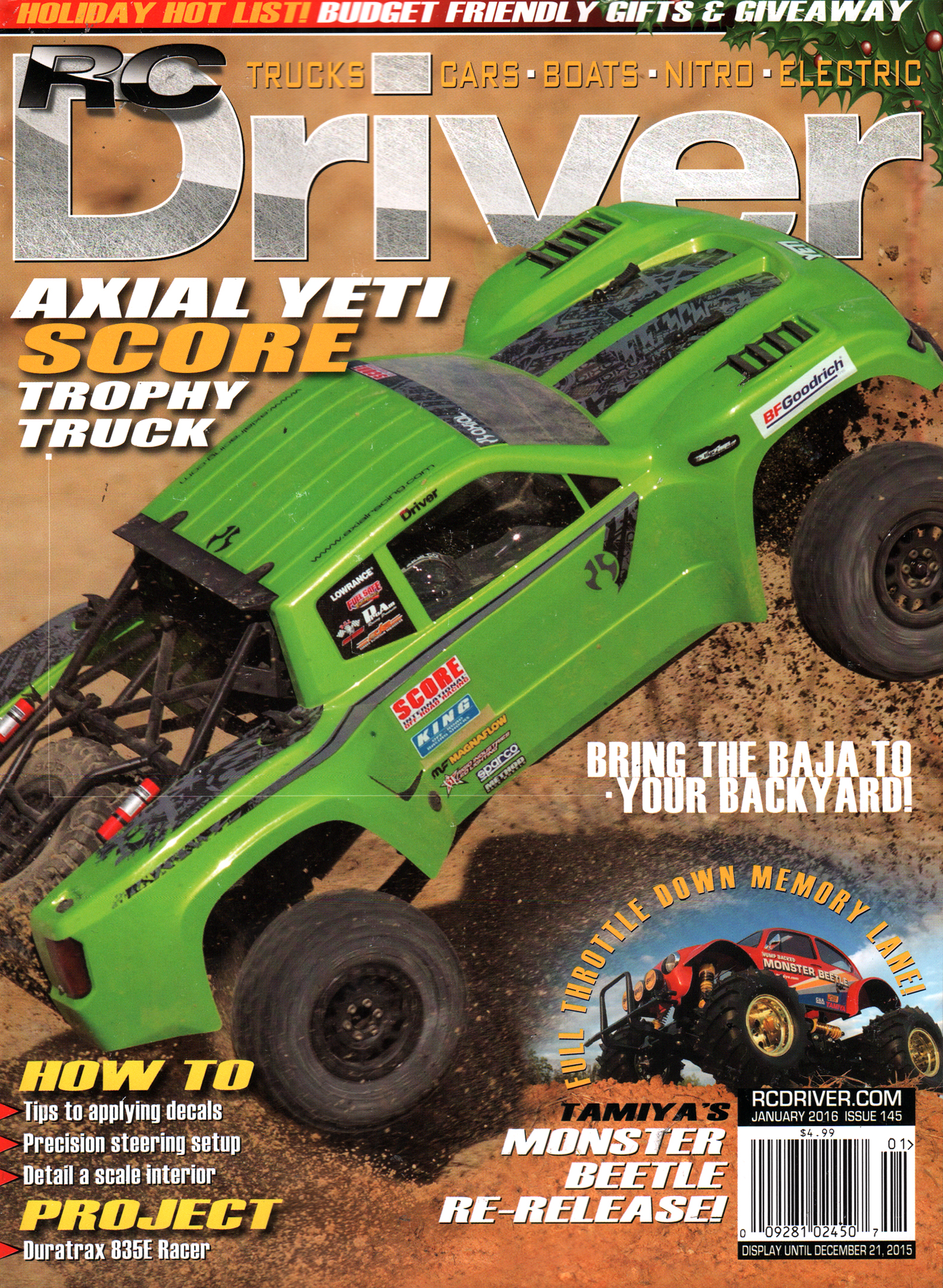 RC-Driver January 01, 2016 Issue Cover