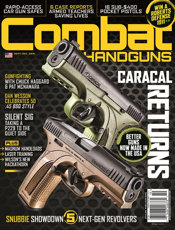 Combat-Handguns September 01, 2018 Issue Cover