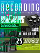 Recording-Magazine April 01, 2018 Issue Cover