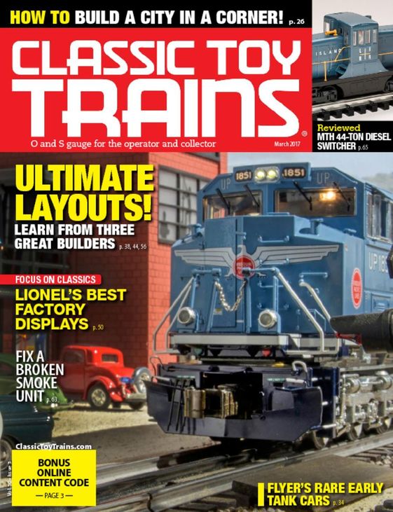 Classic-Toy-Trains March 01, 2017 Issue Cover