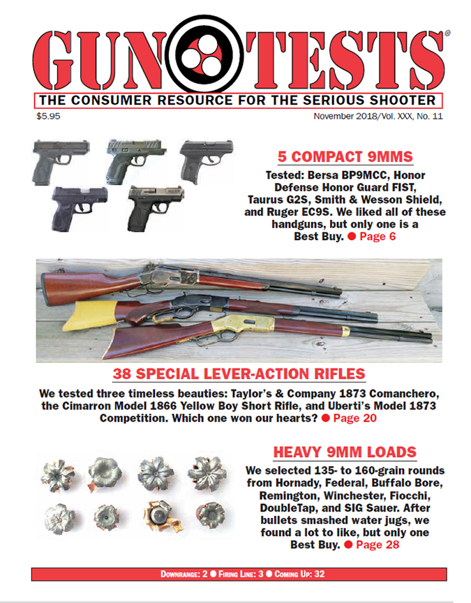 Gun-Tests November 01, 2018 Issue Cover