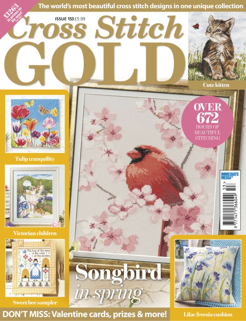 Cross-Stitch-Gold January 01, 2019 Issue Cover