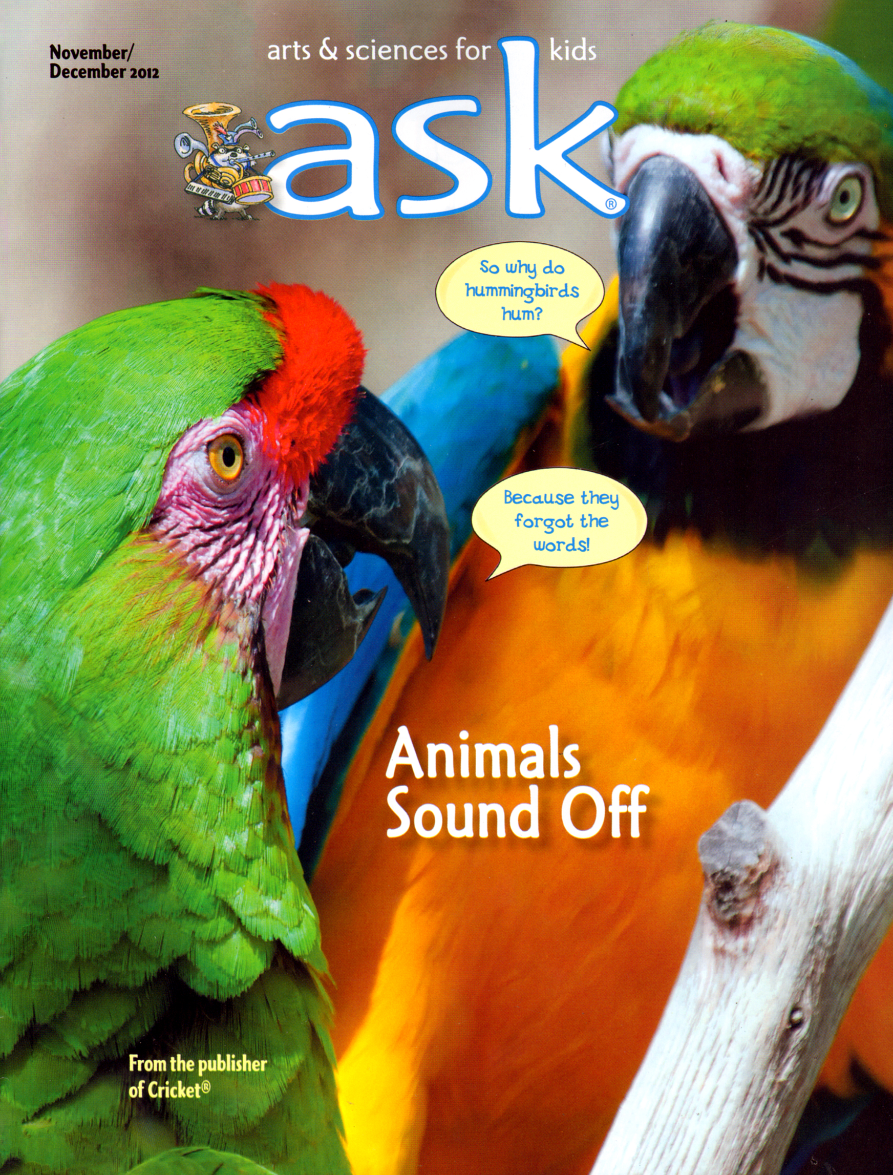 ask November 01, 2012 Issue Cover