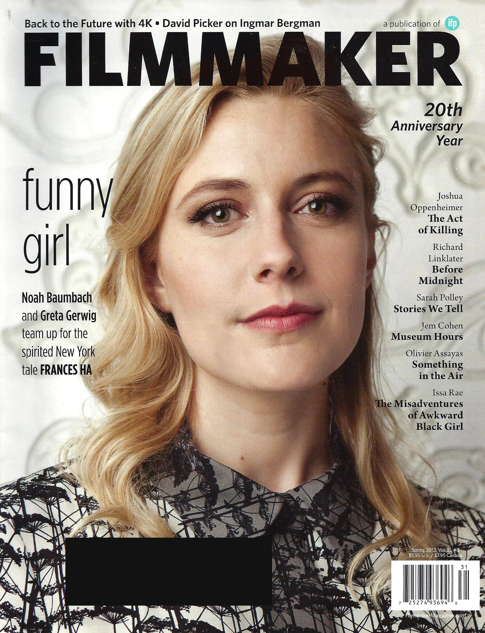 Filmmaker-The-Magazine-Of-Independent-Film April 01, 2013 Issue Cover