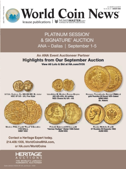 World Coin News August 01, 2026 Issue Cover