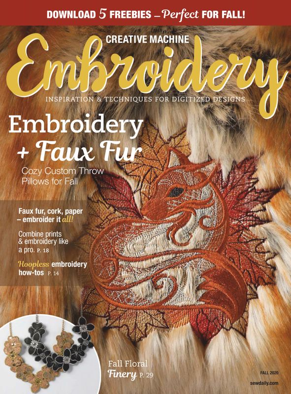 Creative-Machine-Embroidery September 01, 2020 Issue Cover