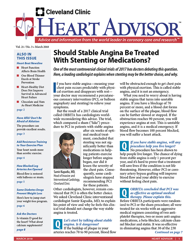 Heart-Advisor March 01, 2018 Issue Cover