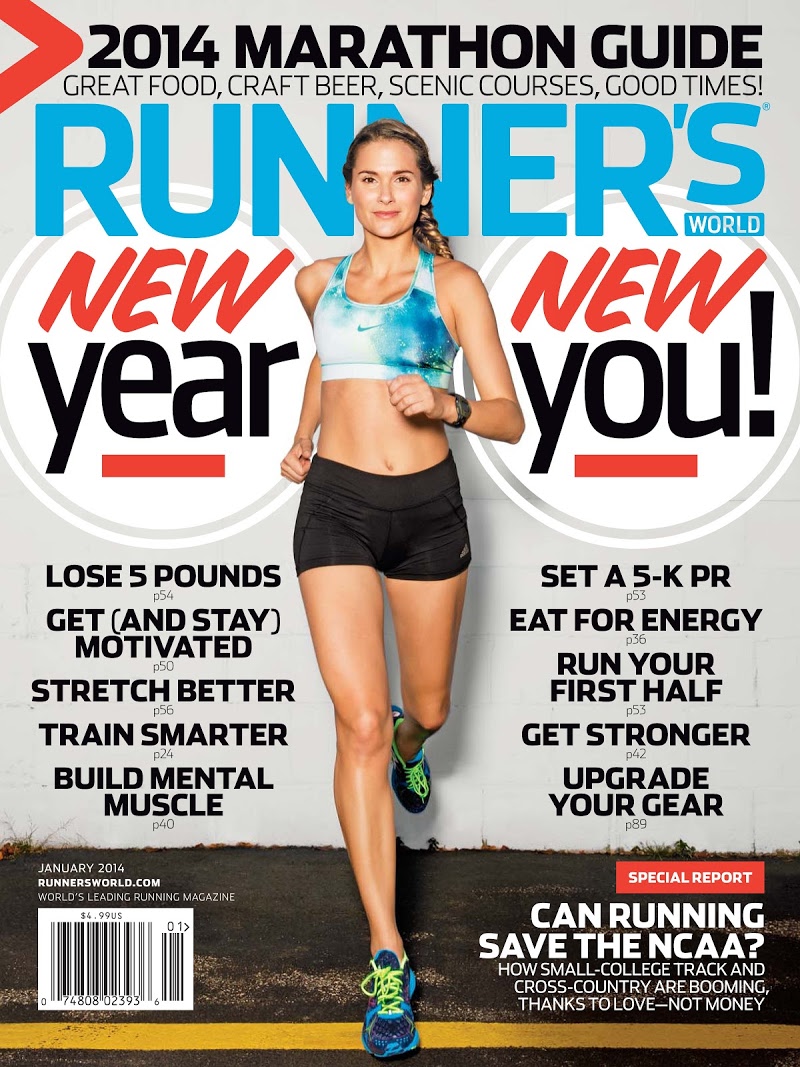 Runners-World January 01, 2014 Issue Cover