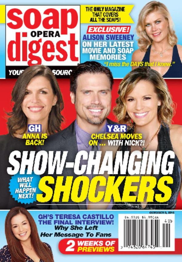 Soap-Opera-Digest October 03, 2016 Issue Cover