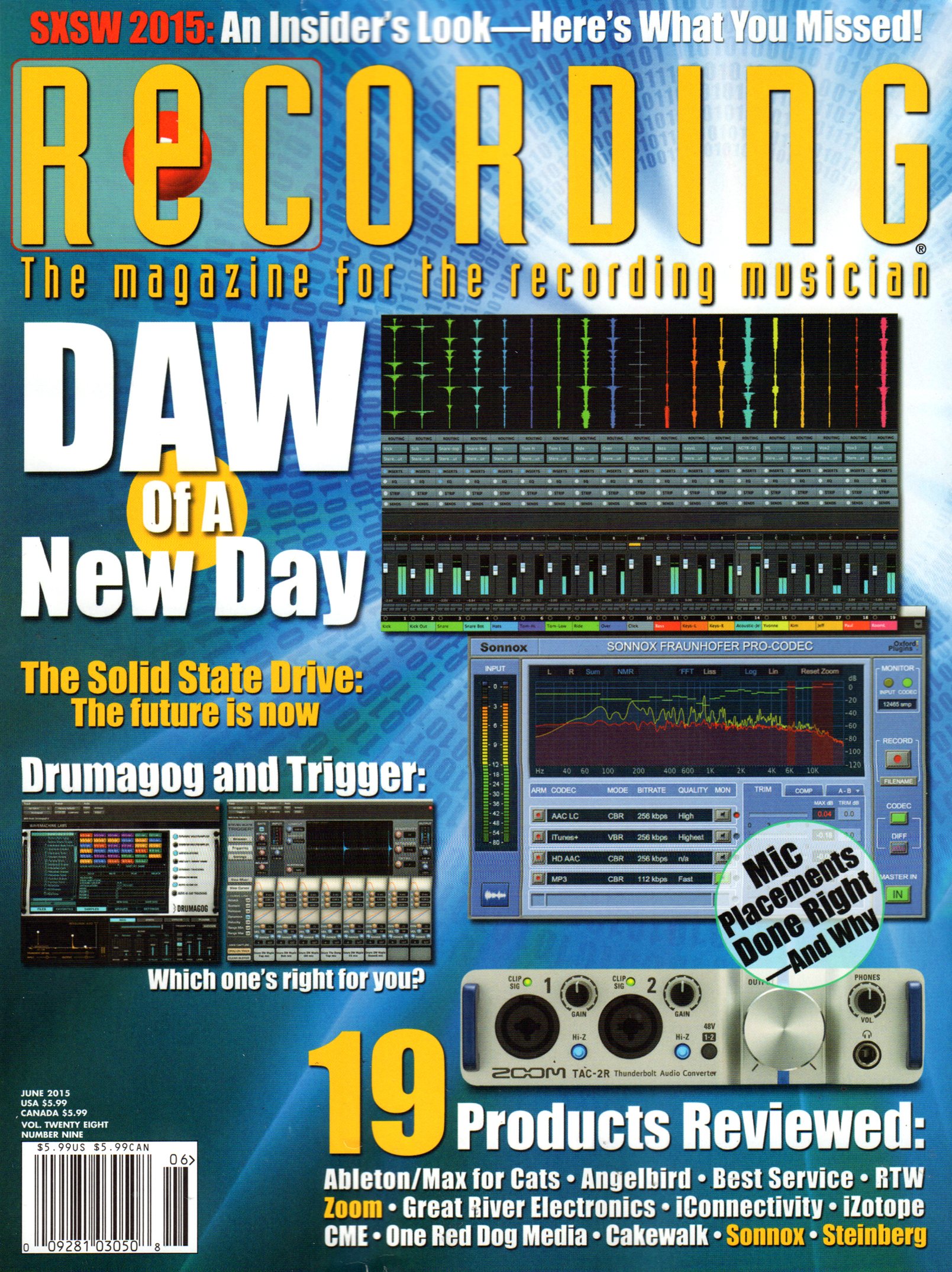 Recording-Magazine June 01, 2015 Issue Cover