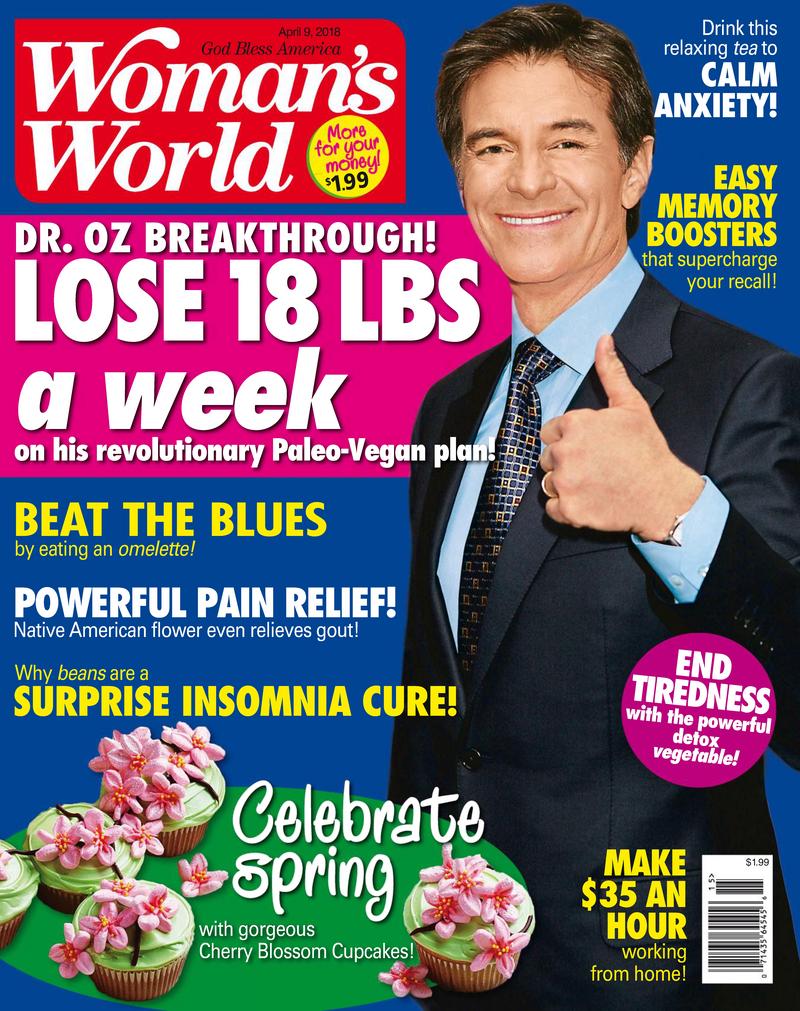 Womans-World April 09, 2018 Issue Cover
