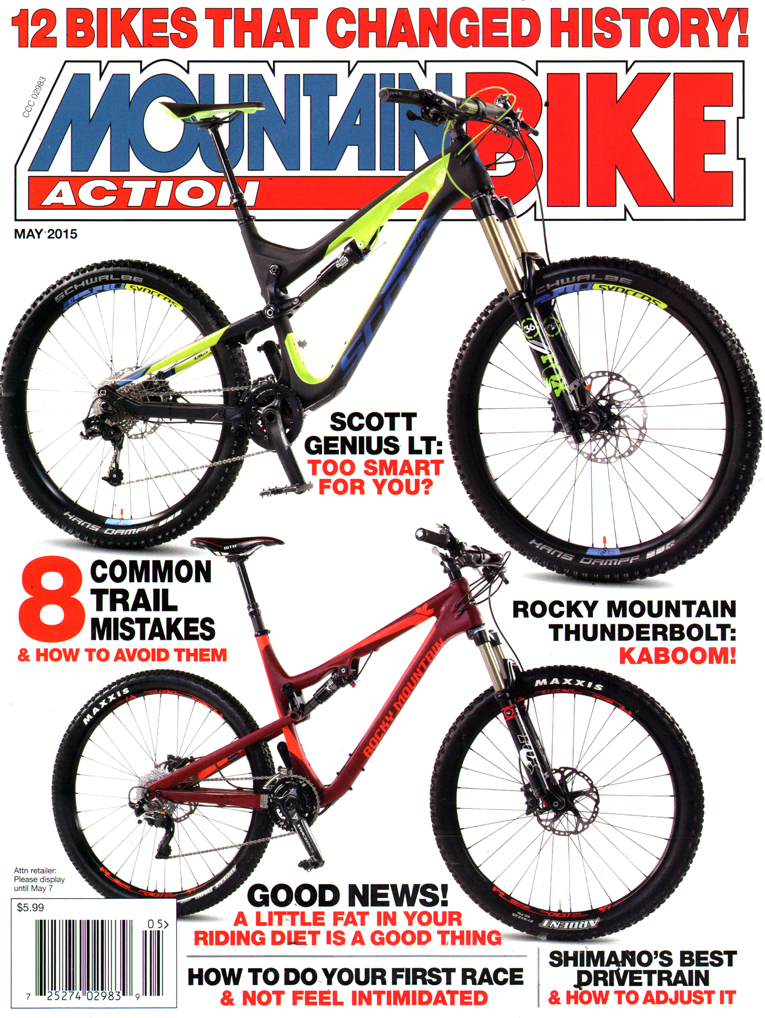 Mountain-Bike-Action May 01, 2015 Issue Cover