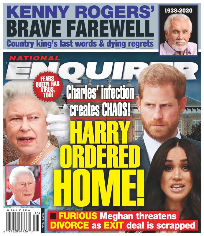 National-Enquirer April 13, 2020 Issue Cover