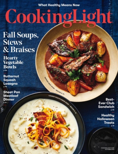 Cooking Light October 01, 2018 Issue Cover