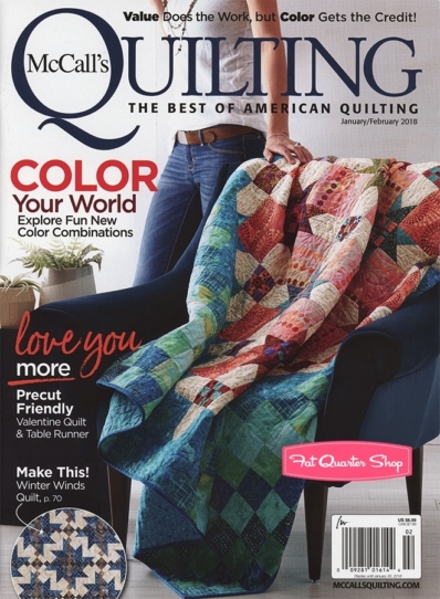 McCall's Quilting January 01, 2018 Issue Cover