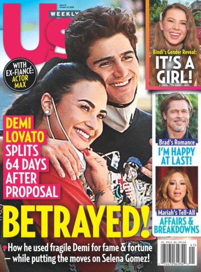 Us Weekly October 12, 2020 Issue Cover