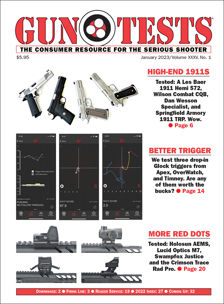 Gun-Tests January 01, 2023 Issue Cover