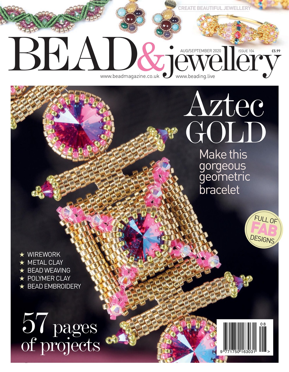 Bead-and-Jewellery August 01, 2020 Issue Cover