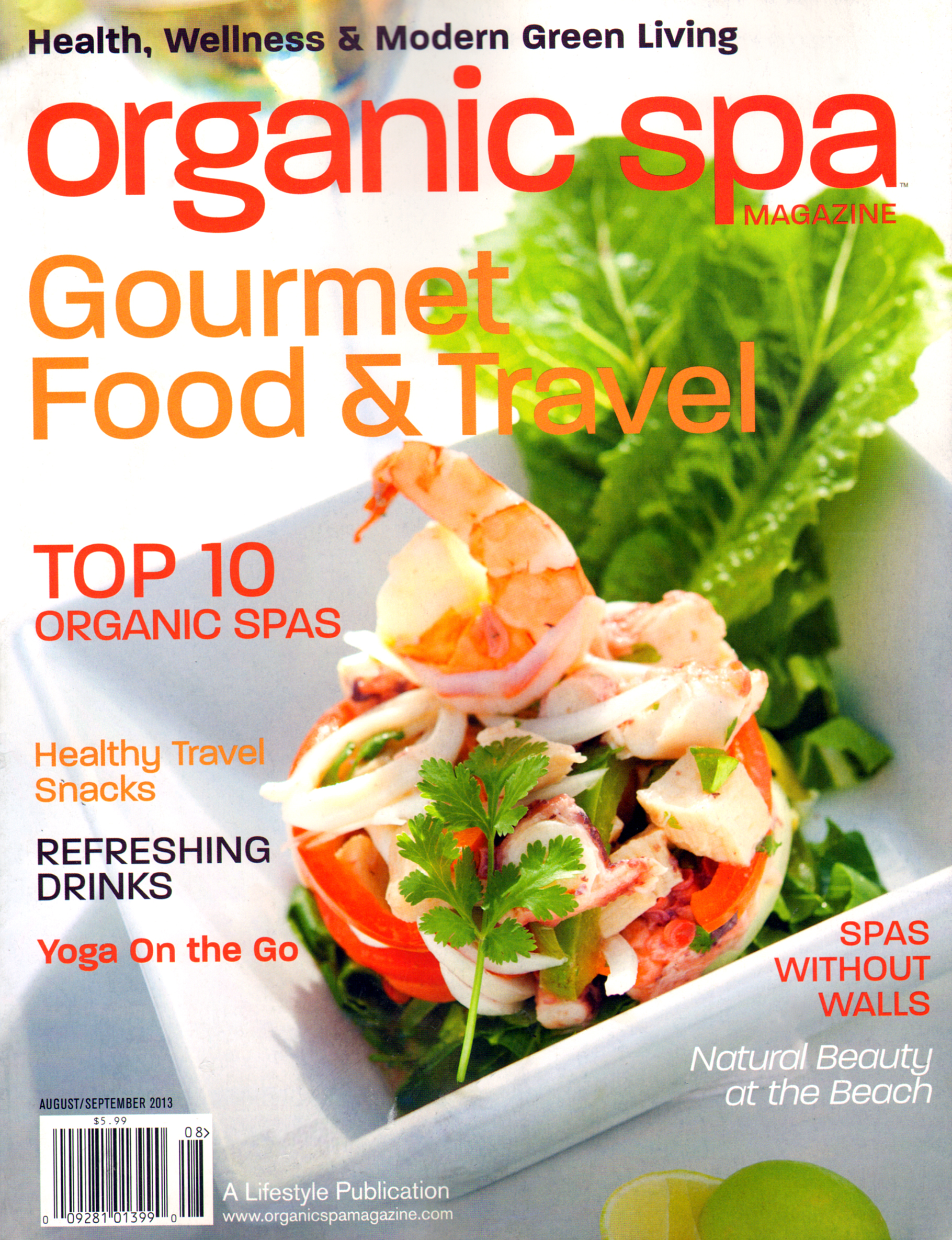 Organic-Spa August 01, 2013 Issue Cover