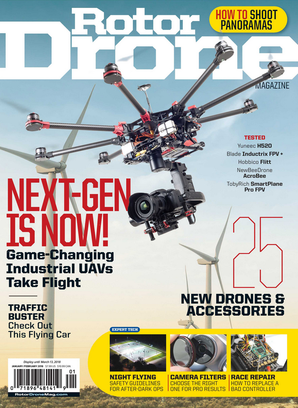 Rotor-Drone-Pro January 01, 2018 Issue Cover
