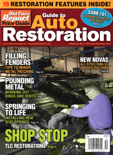 Old Cars Report Price Guide November 01, 2015 Issue Cover