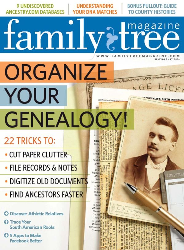 Family-Tree July 01, 2016 Issue Cover