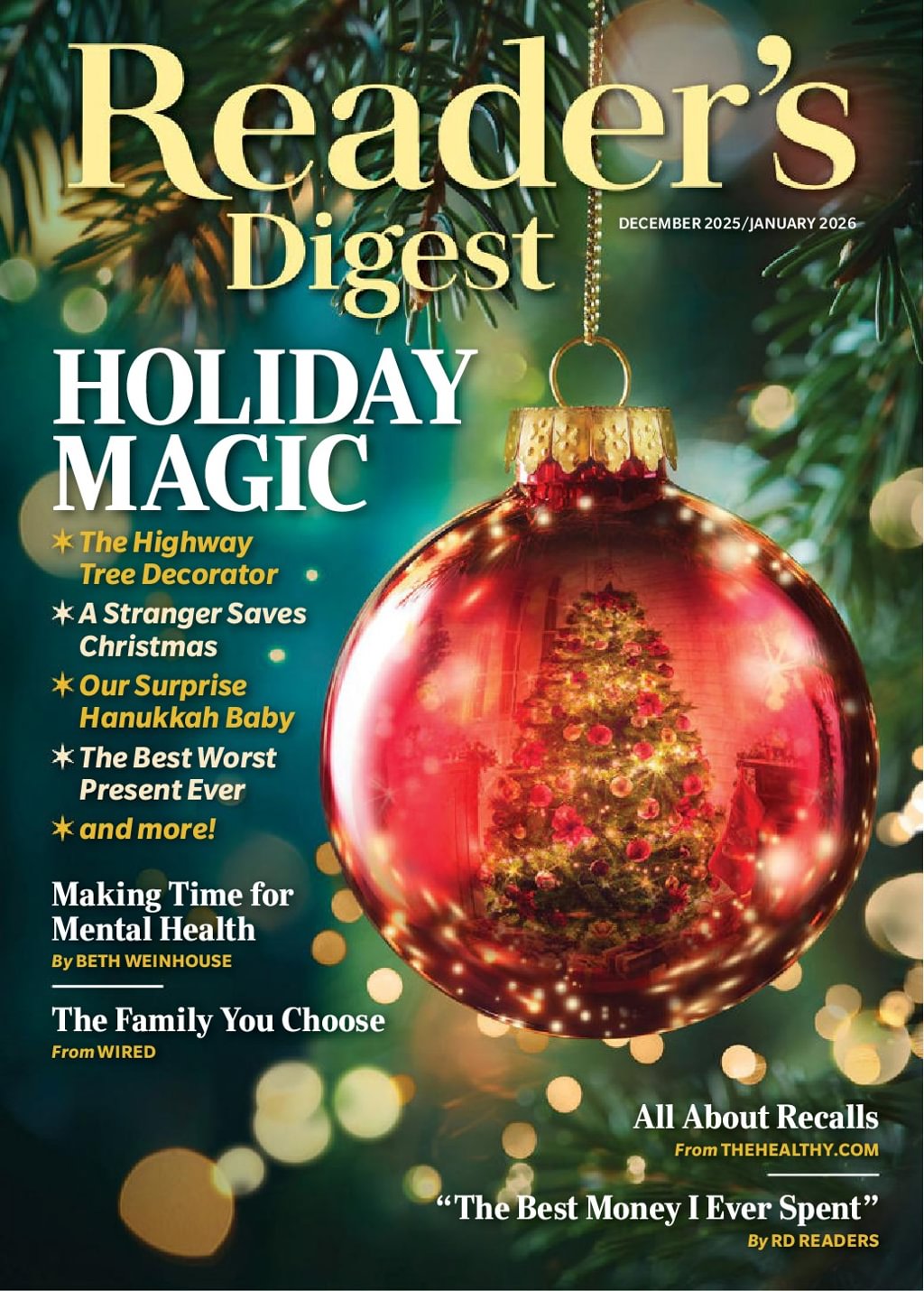 Reader's Digest December 01, 2025 Issue Cover