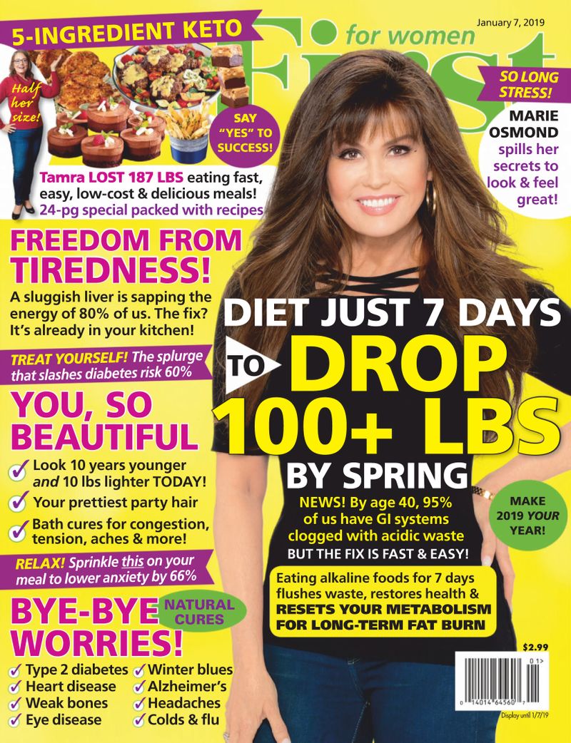 first-for-women January 07, 2019 Issue Cover