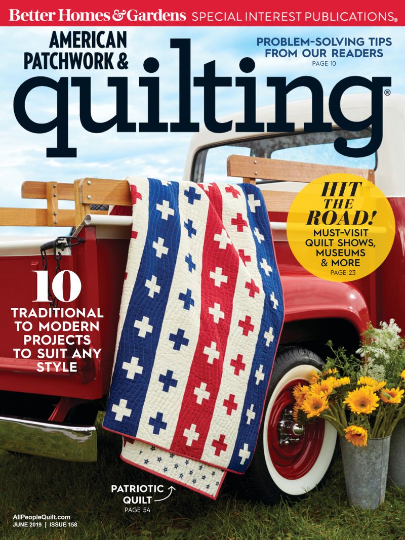 american-patchwork-and-quilting June 01, 2019 Issue Cover