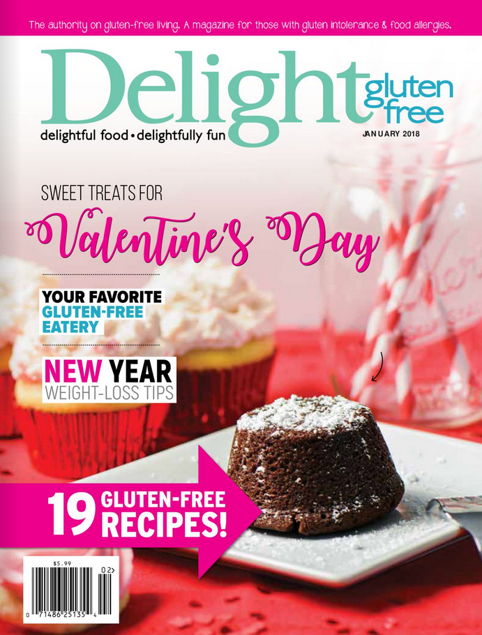 Delight-Gluten-Free January 01, 2018 Issue Cover