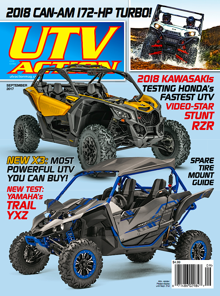 UTV-Action September 01, 2017 Issue Cover